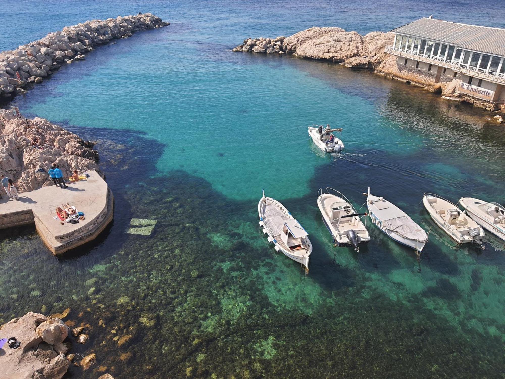 "La Baigneuse" Vallon Des Auffes Марсель Екстер'єр фото