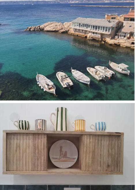 "La Baigneuse" Vallon Des Auffes Марсель Екстер'єр фото